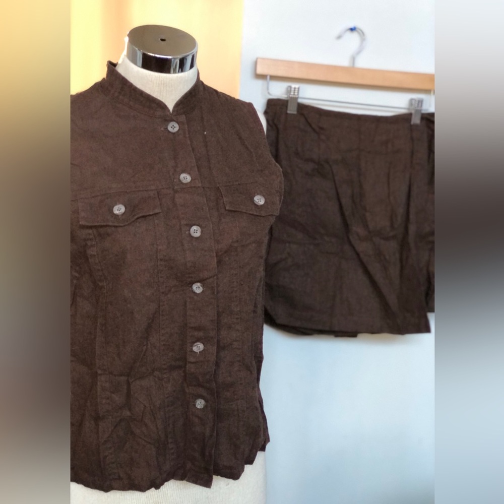 Vintage Chocolate Colored Marsh Landing Skort Set